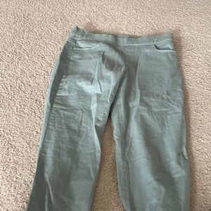 Light green skinny jeans